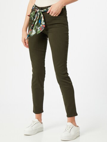 BRAX Skinny Jeans 'Shakira' in Groen: voorkant