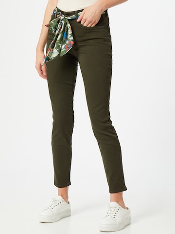 BRAX Skinny Jeans 'Shakira' in Groen: voorkant