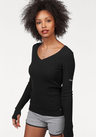 KangaROOS Pullover in Schwarz: Vorderseite