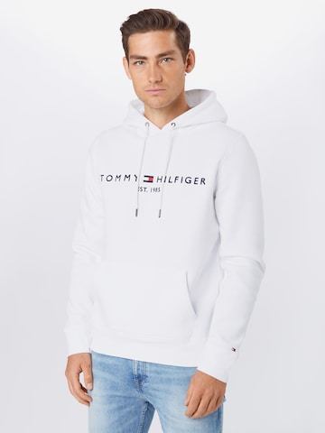 TOMMY HILFIGER Regular fit Μπλούζα φούτερ σε λευκό: μπροστά