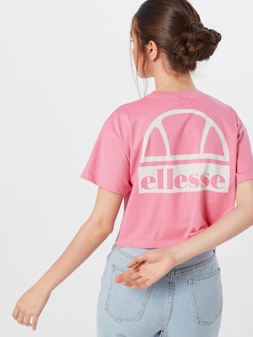 Maglietta 'MANILA' di ELLESSE in rosa: dietro