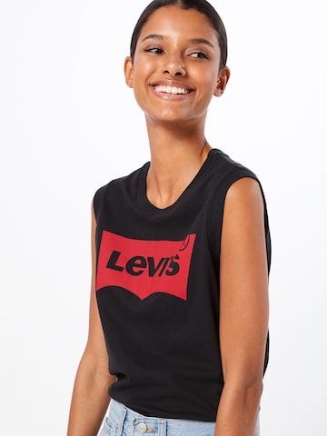 LEVI'S ® Topp 'On Tour Tank Top' i svart: framsida