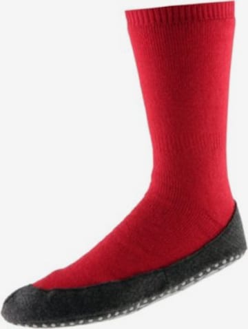 FALKE Huisschoen 'Cosyshoe' in Rood: voorkant