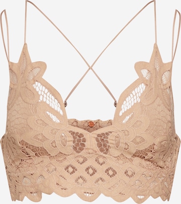 Bustino Top 'ADELLA' di Free People in beige: frontale
