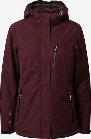 KILLTEC Outdoor Jacket 'Nira' in Red: front