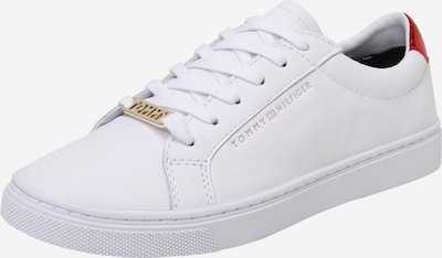 TOMMY HILFIGER Sneakers 'Essential' in Gold / Red / White, Item view