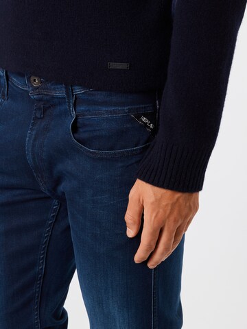 REPLAY Slimfit Jeans 'Anbass' in Blau