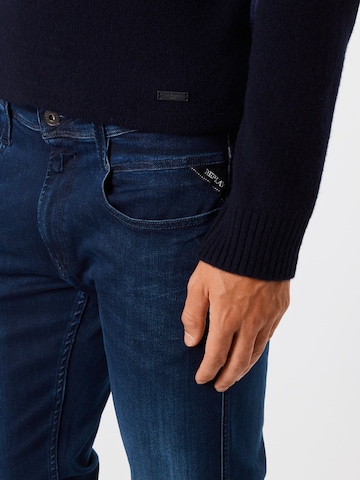 REPLAY Slimfit Jeans 'Anbass' i blå