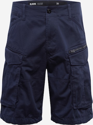 G-Star RAW Loosefit Cargobroek 'Rovic Relaxed' in Blauw: voorkant