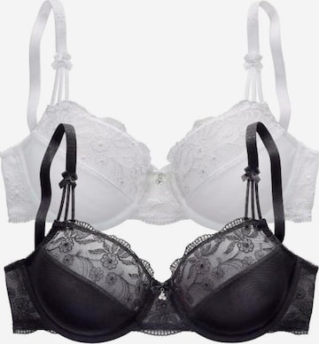 NUANCE T-shirt Bra in Black: front