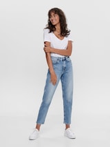 jeans de pierna recta para mujer