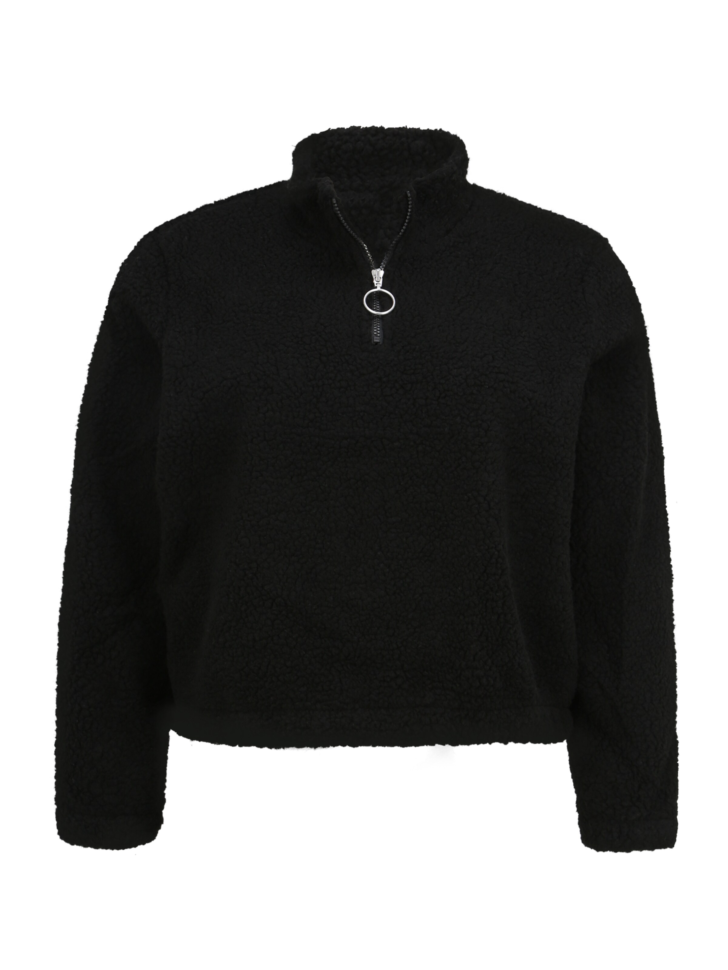 Urban ClassicsPulover - crna boja: prednji dio