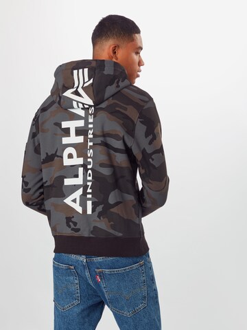 ALPHA INDUSTRIES Sweatshirt i grå