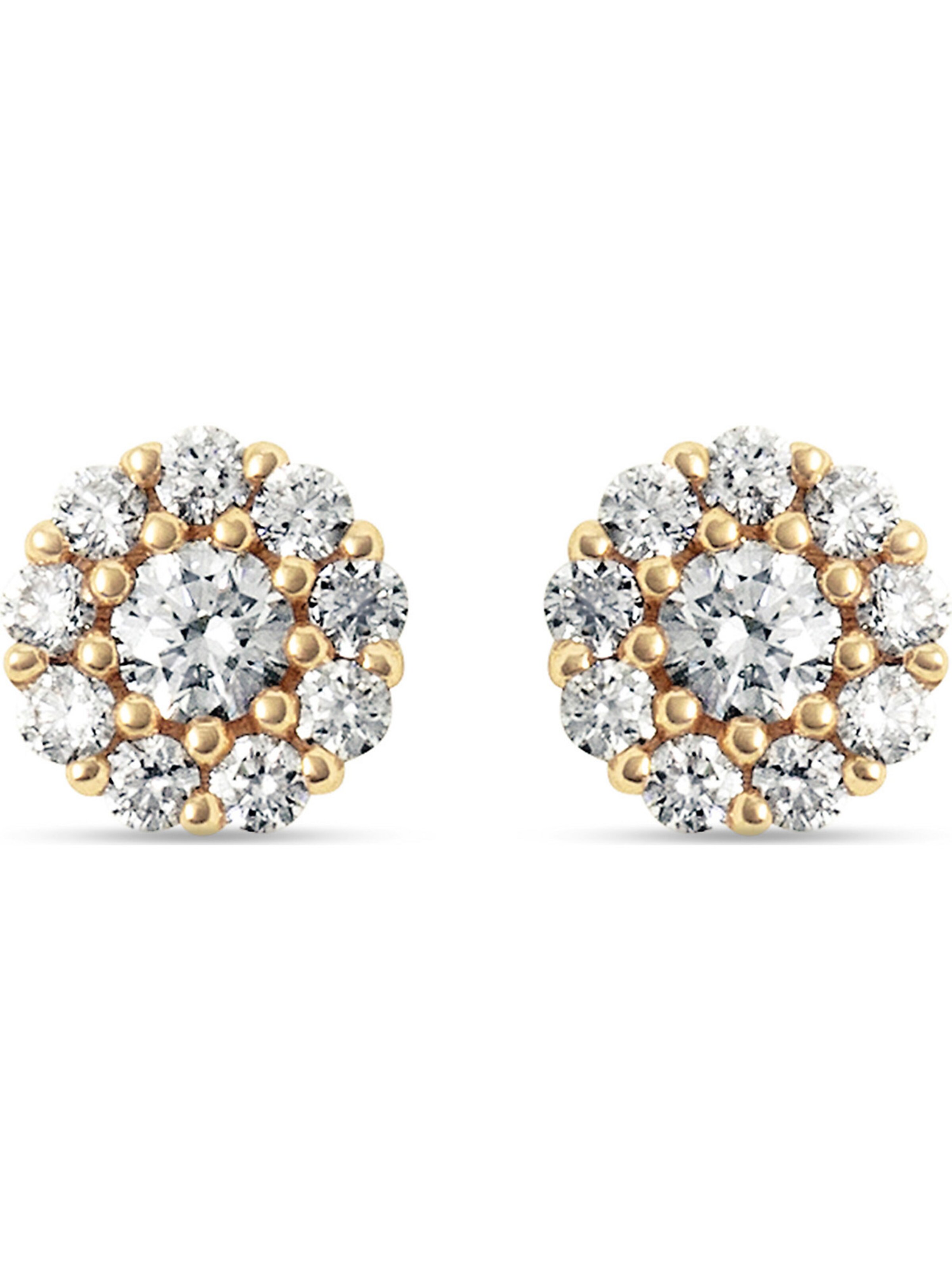 CHRIST Earrings in White: front