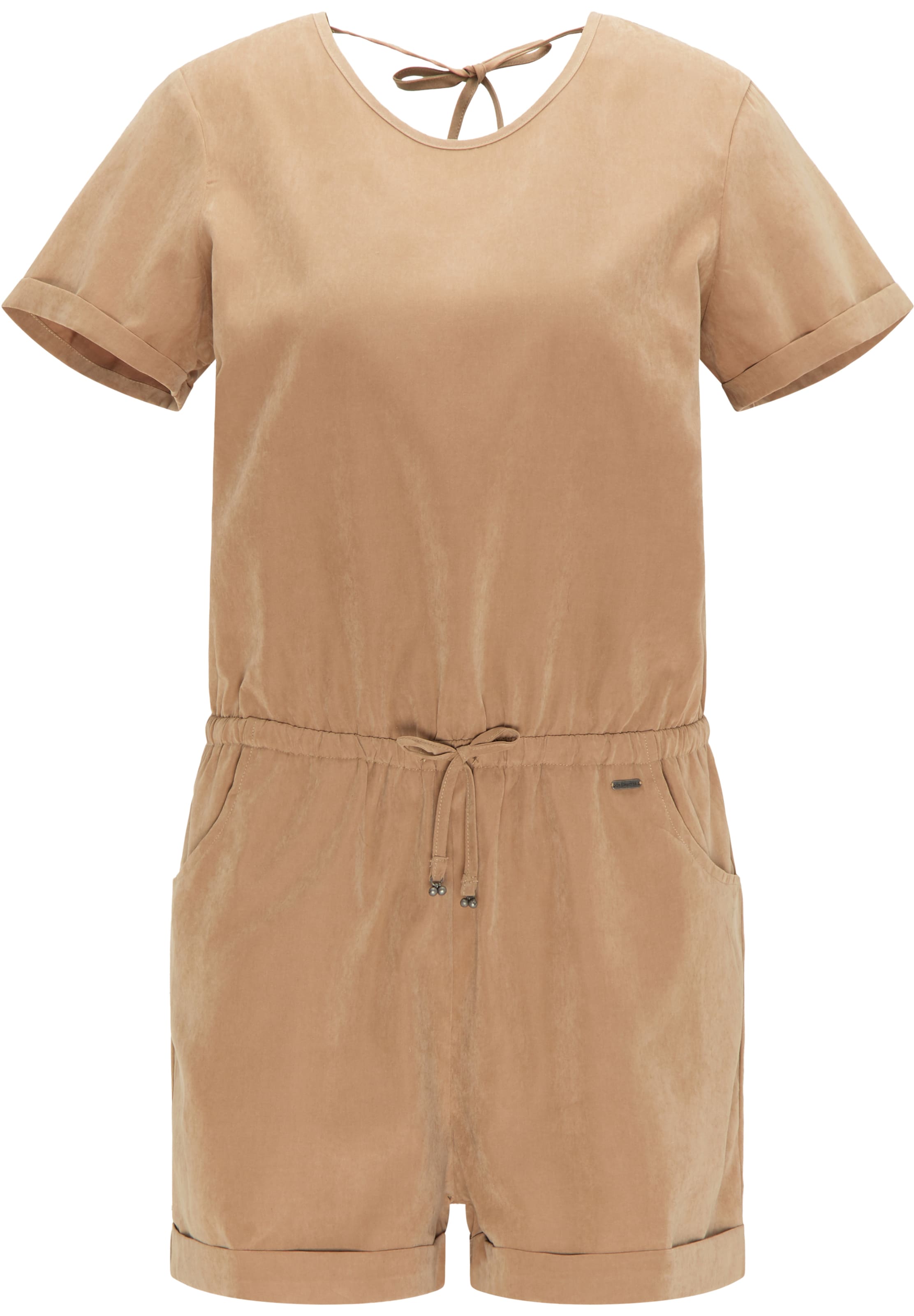 Tuta jumpsuit di DREIMASTER in beige: frontale