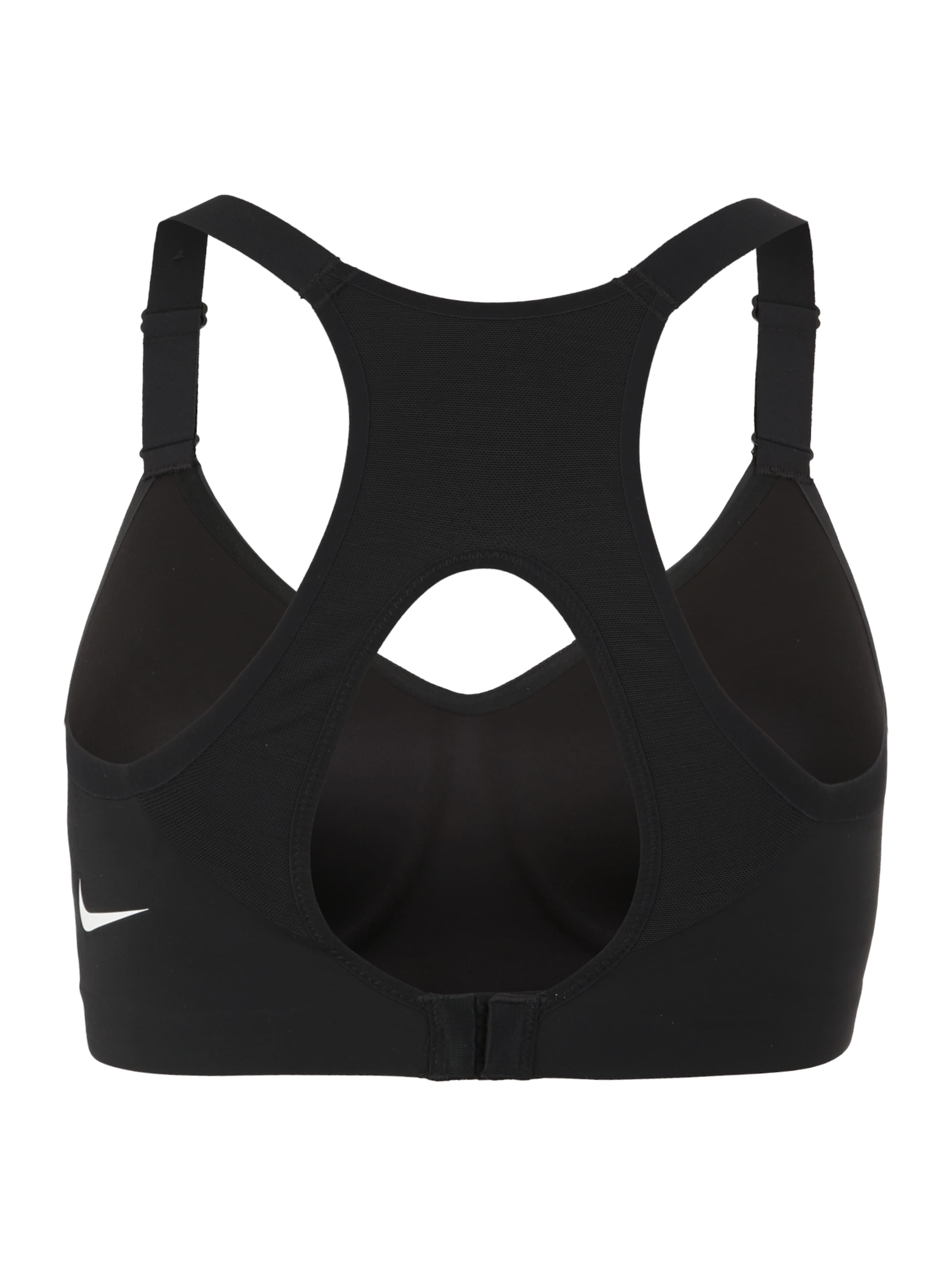 juoda NIKE Biustjė Sportinė liemenėlė 'Rival': galas