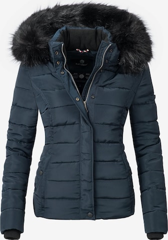 NAVAHOO Winterjas 'Miamor' in Blauw: voorkant