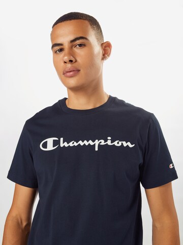 Champion Authentic Athletic Apparel Klasický střih Tričko – modrá