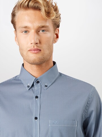 mėlyna BRAX Priglundantis modelis Marškiniai 'Daniel'