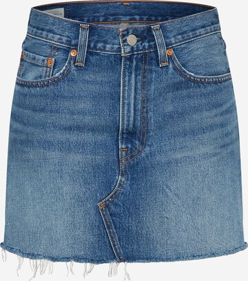 LEVI'S ® Rok 'Deconstructed' in Blauw: voorkant