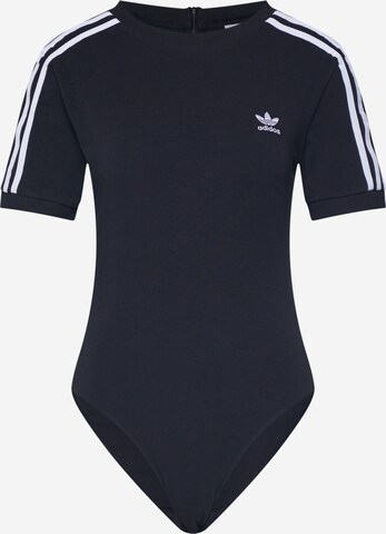 ADIDAS ORIGINALS Bodyshirt in Schwarz: predná strana