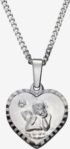 FIRETTI Halsschmuck: Halskette »Herz mit Schutzengel« in Silber: predná strana