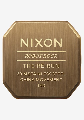 Montre digitale 'Re-Run' Nixon en or