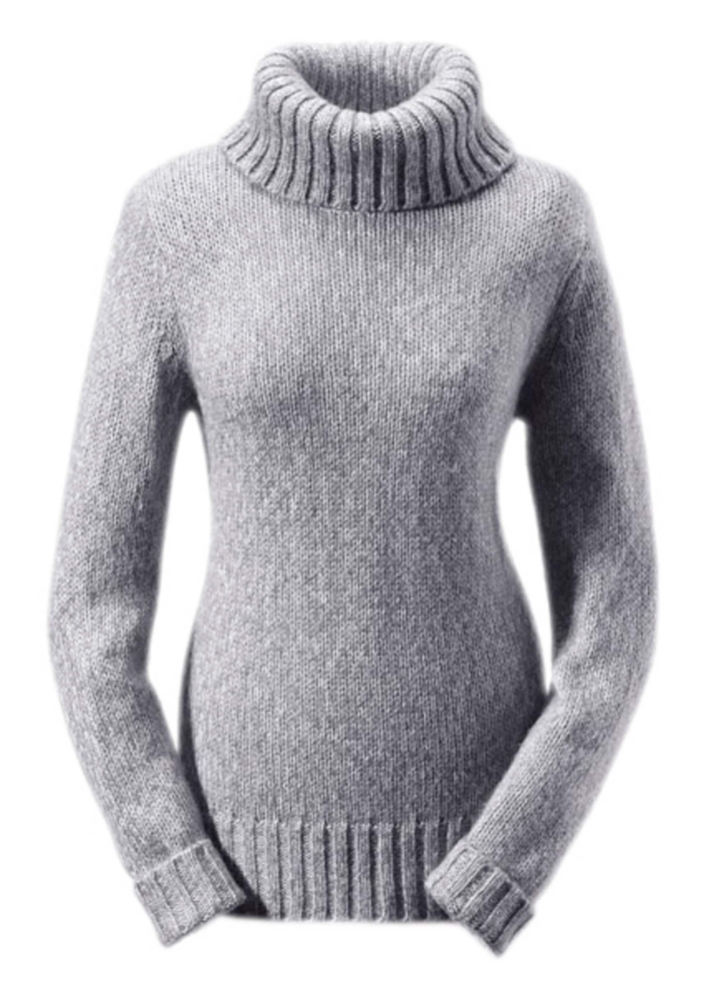 Aniston CASUAL Pullover in Grau: Vorderseite