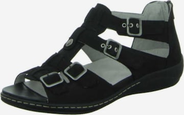 WALDLÄUFER Sandals in Black: front