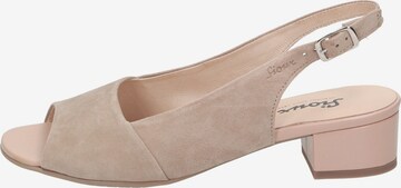 SIOUX Slingback Pumps 'Zippora' in Beige