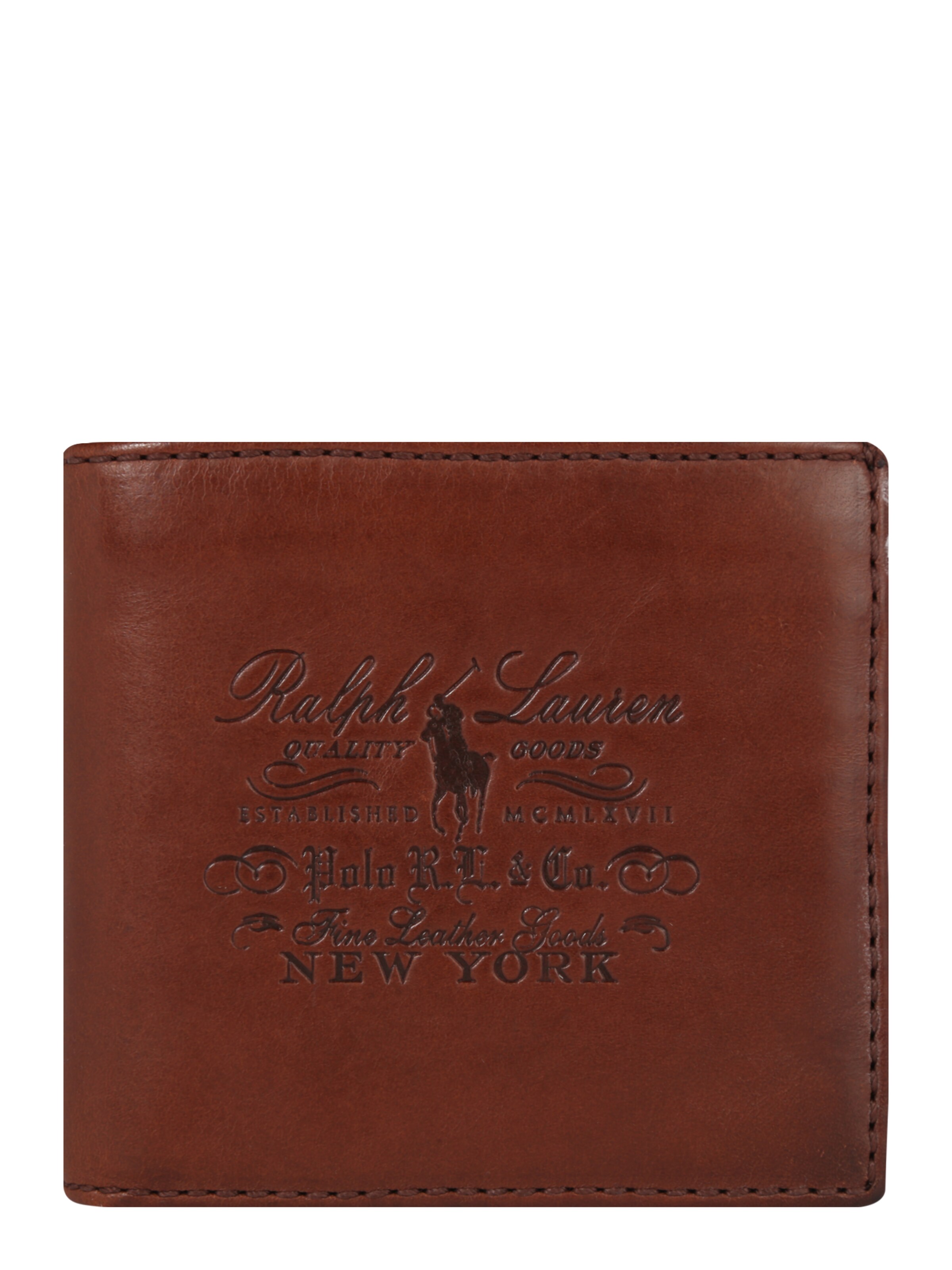 POLO RALPH LAUREN - Portemonnee 'HER BILLFOLD' in de kleur Bruin