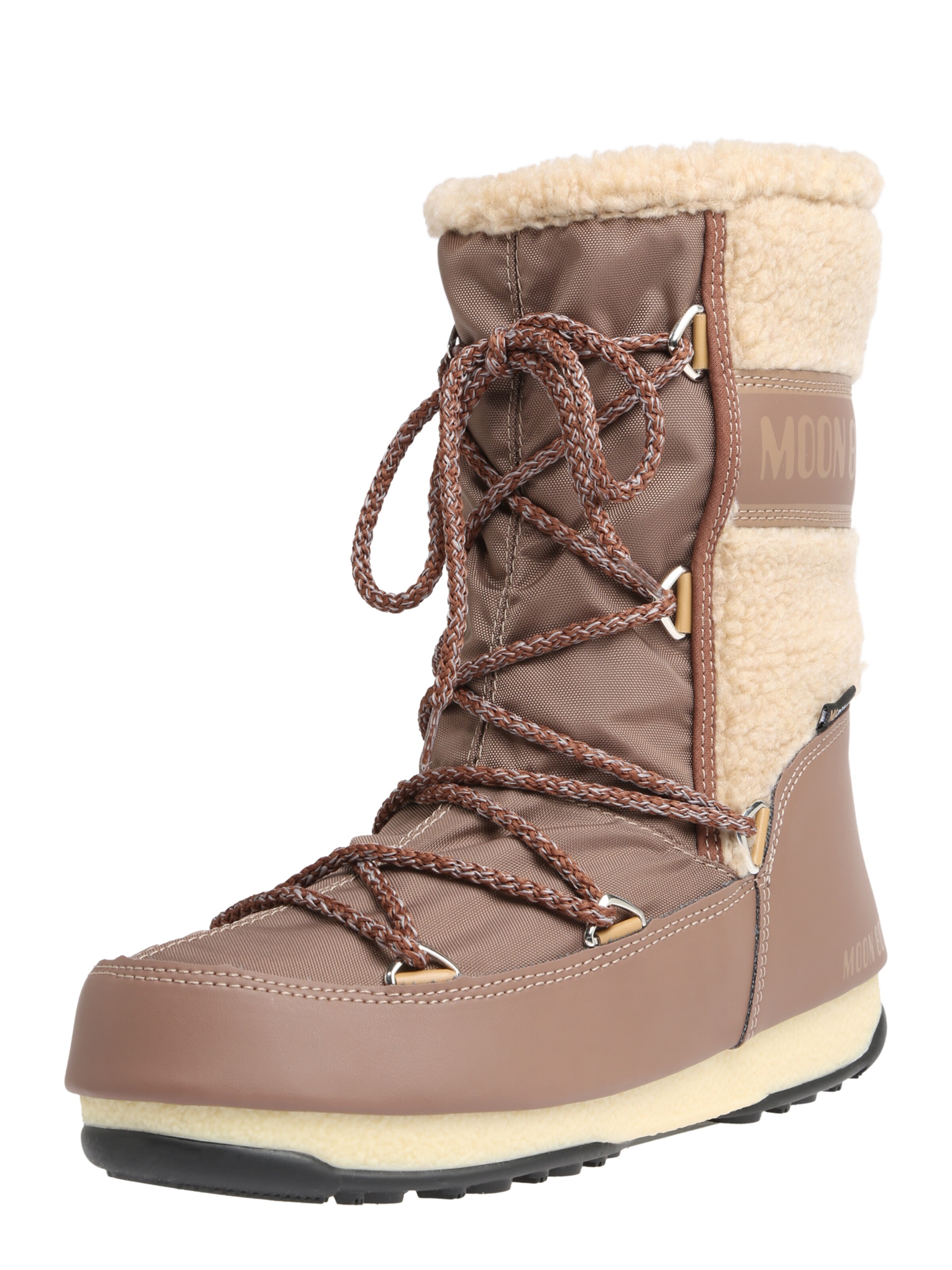 MOON BOOT - Snowboots 'MOON BOOT MONACO WOOL' in de kleur Beige