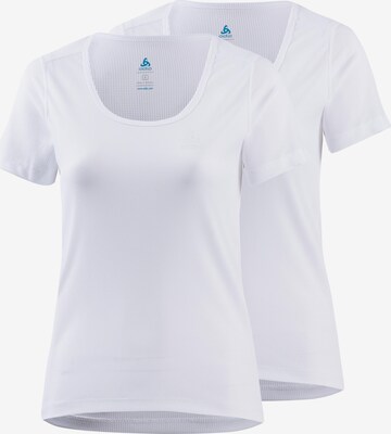 ODLO Performance Shirt 'Cubic' in White: front