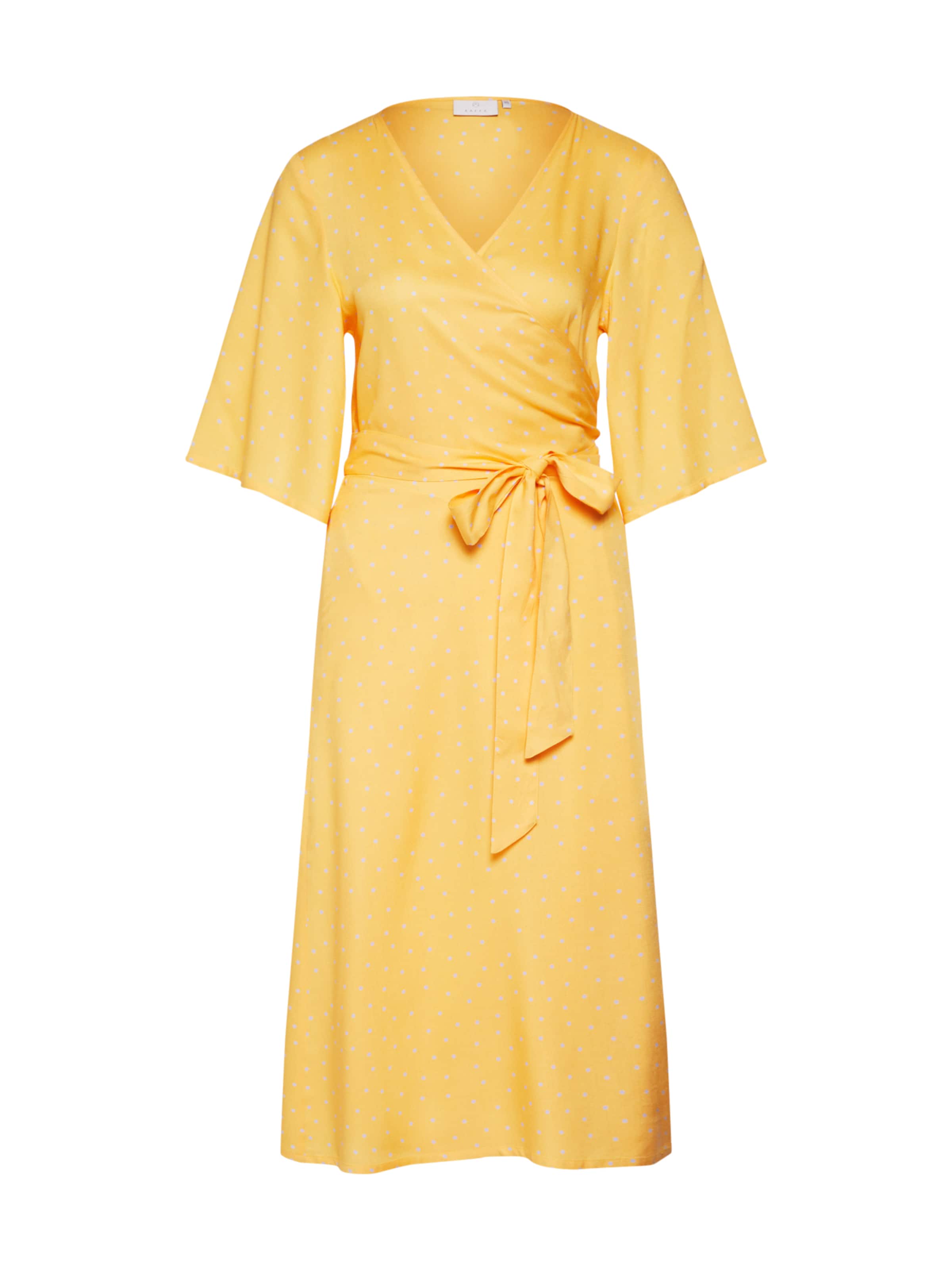 Kaffe - Zomerjurk 'Isabel' in de kleur Geel