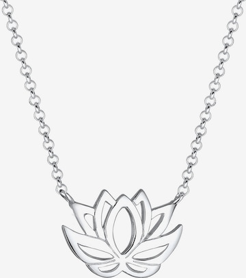 ELLI Verižica 'Lotusblume' | srebrna barva