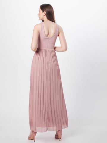 Robe de soirée WAL G. en rose : derrière