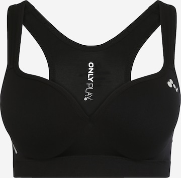 ONLY PLAY Bustier Sport bh 'Martine' in Zwart: voorkant