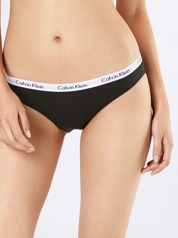 Calvin Klein Underwear Alushousut 'Carousel' värissä musta: edessä