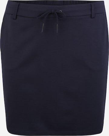 ONLY Carmakoma Rok in Blauw: voorkant