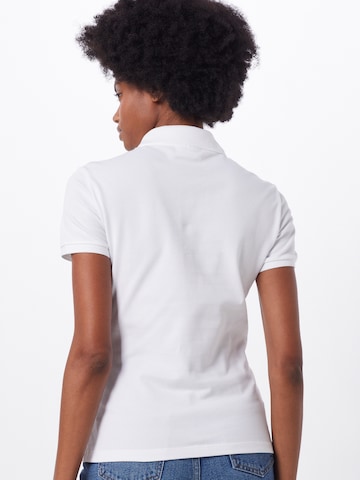 Maglietta 'Chemise' di LACOSTE in bianco
