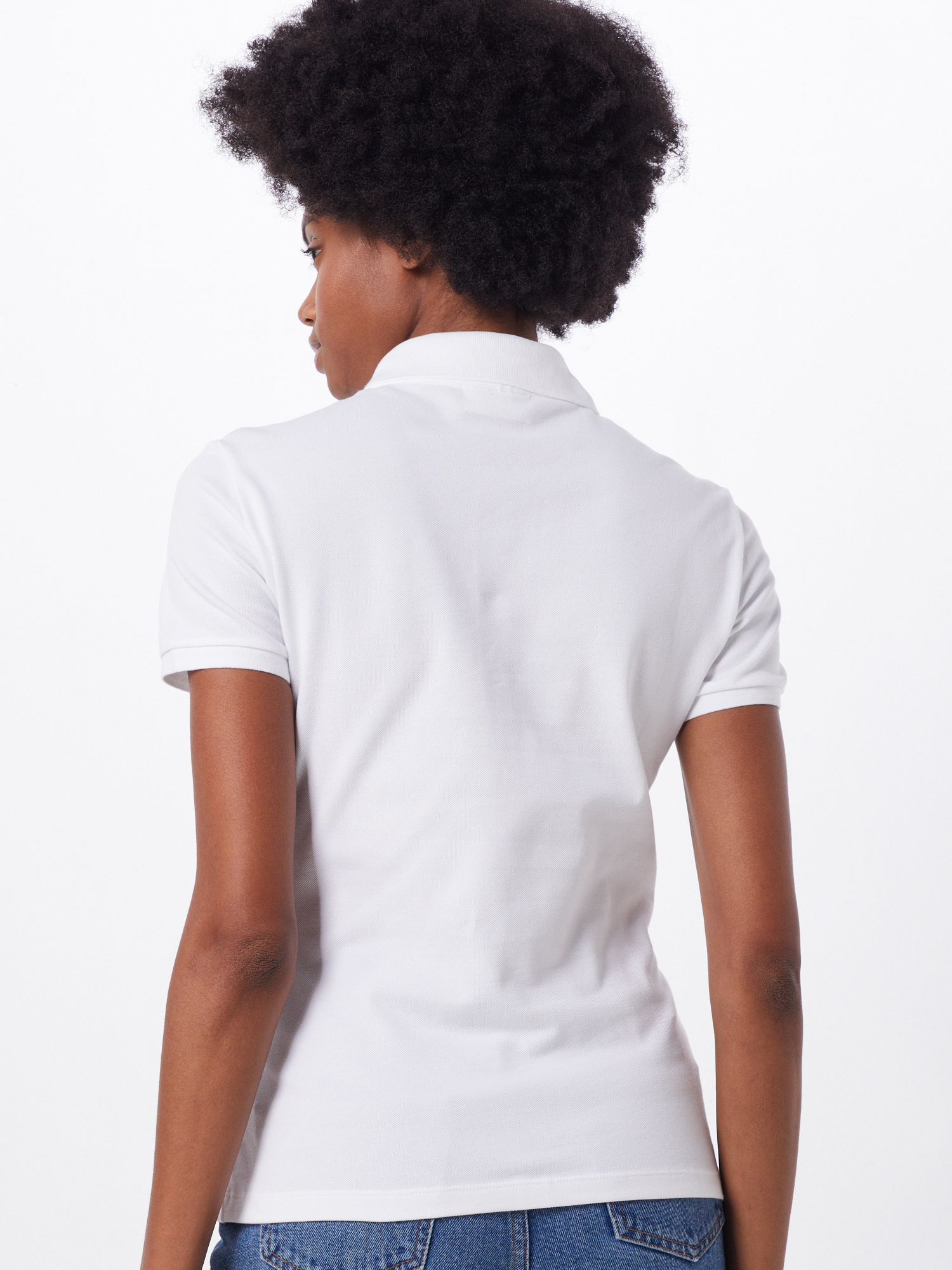 Odzież fvISM LACOSTE Koszulka CHEMISE w kolorze Białym 