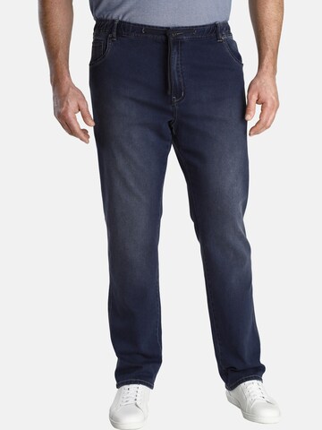 Charles Colby Loosefit Jeans ' Baron Keylan ' in Blau: predná strana