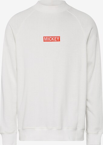 ABOUT YOU x Disney Sweatshirt 'Chris' in Wit: voorkant