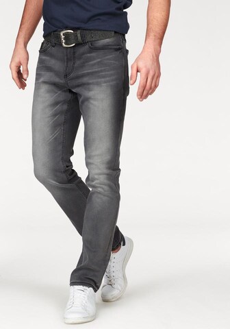 Bruno Banani Regular Jeans 'Hutch' in Grey: front