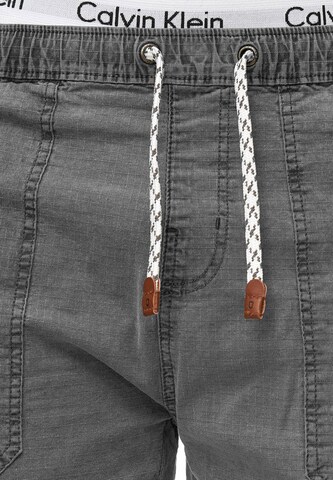 Regular Pantalon 'Stoufville' INDICODE JEANS en gris
