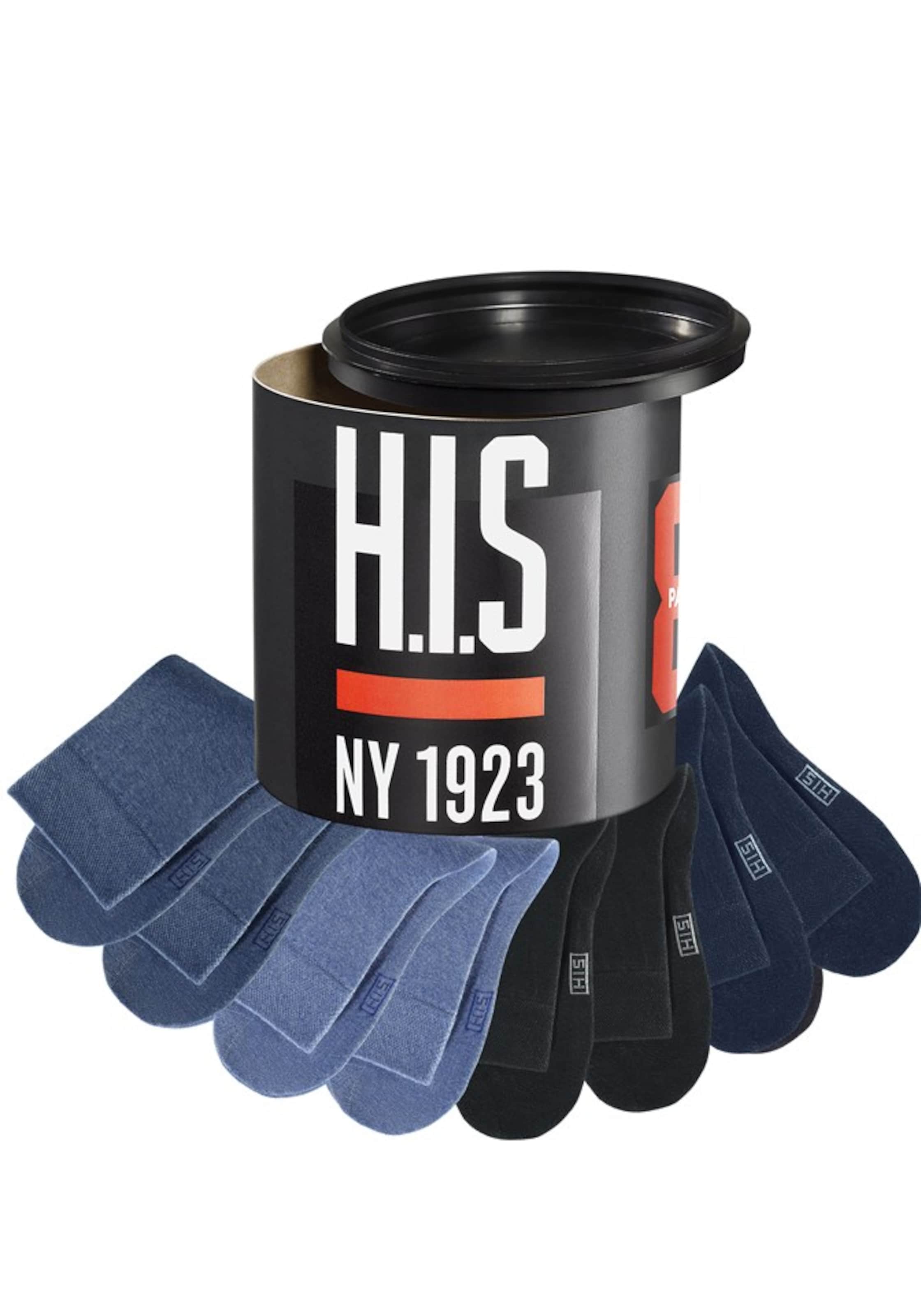 Chaussettes H.I.S en bleu : devant