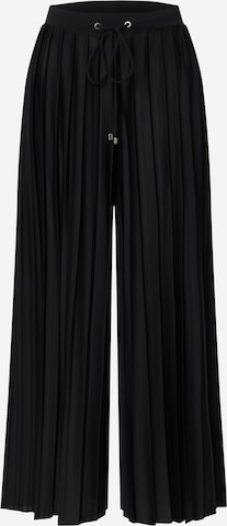 ABOUT YOU Wide leg Trousers 'Caren' in Black: front