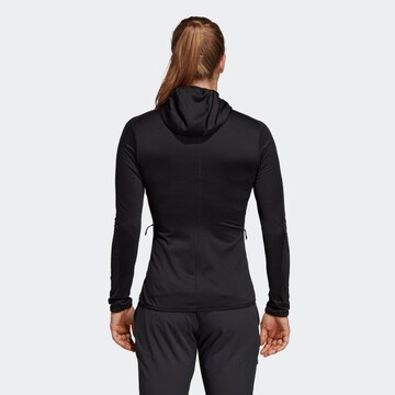 ADIDAS TERREX Athletic fleece jacket 'Terrex TraceRocker' in Black