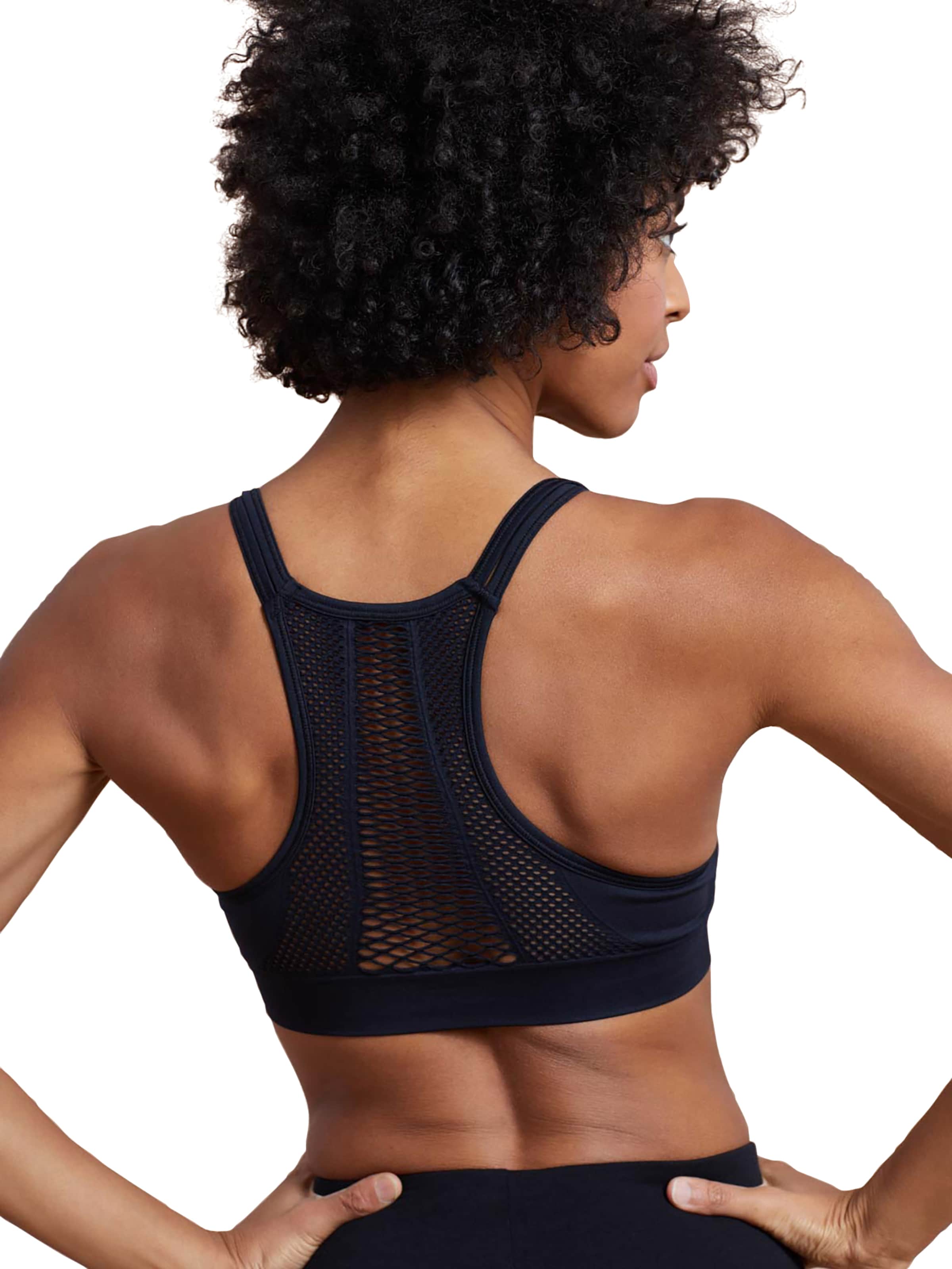 juoda Marika Biustjė Sportinė liemenėlė 'SKYLAR': galas