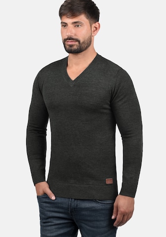 BLEND Sweater 'Lasse' in Grey: front